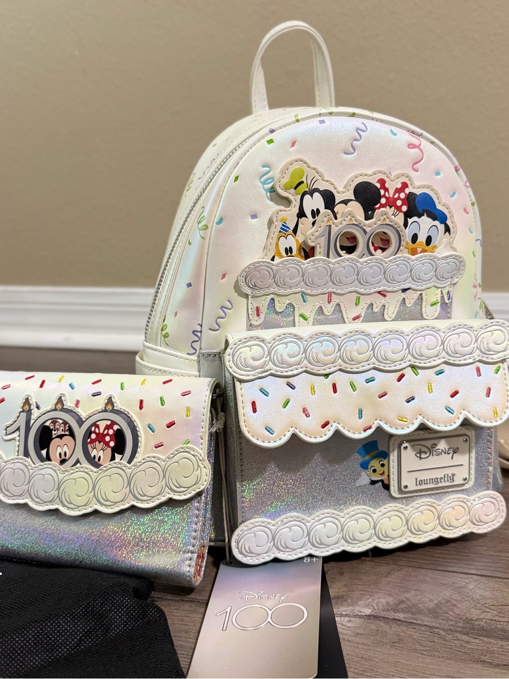 Disney100 x Loungefly | 100th Anniversary Backpack + Wallet